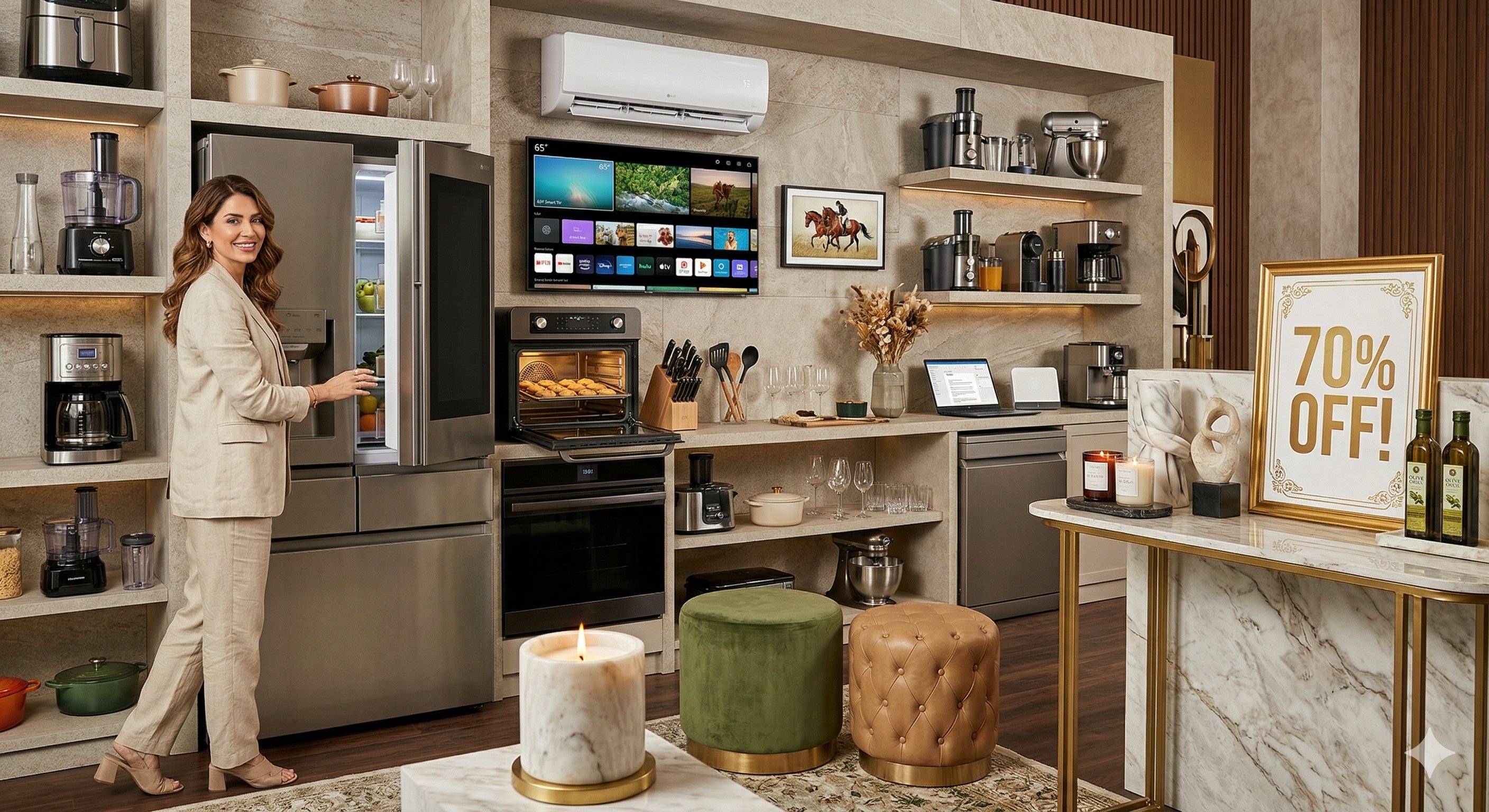 Produtos com até 70% OFF – eletrodomésticos, tecnologia, beleza e muito mais